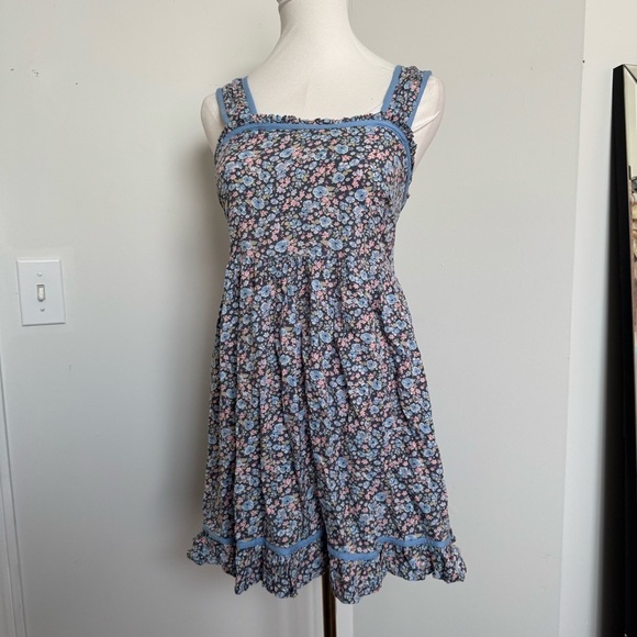 American eagle ditsy floral mini sundress cottagecore S - Picture 2 of 6